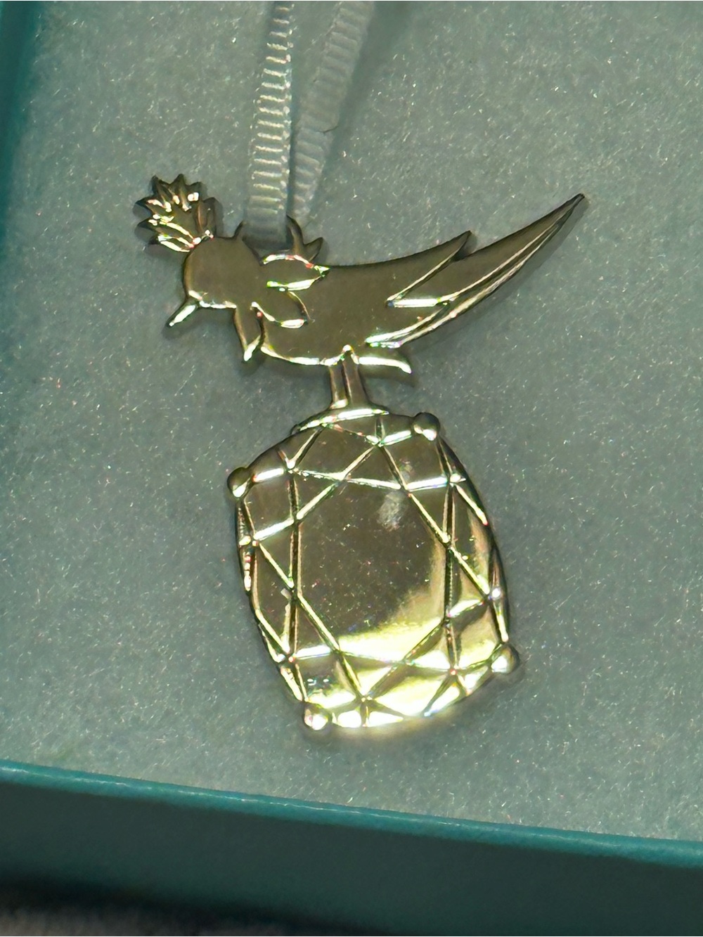 Tiffany & Co. Silver-Tone Bird Ornament - Picture 2 of 3